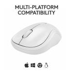 Logitech M240 Silent Bluetooth Wireless Mouse - Off White