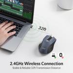 Ergonomic Wireless Mouse with Adjustable DPI
