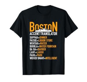 Boston Accent Translator T-Shirt for Bostonians