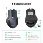 Ergonomic Wireless Mouse with Adjustable DPI