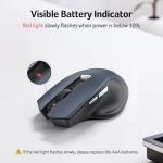 Ergonomic Wireless Mouse with Adjustable DPI