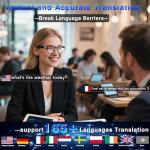 XOOMEER Smart Translation Glasses with ChatGPT