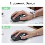 Ergonomic Wireless Mouse with Adjustable DPI