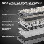 RK Royal Kludge F99 AI Wired Gaming Keyboard