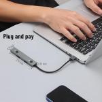 ZOOTEALY AI Voice USB Hub with 3 Ports