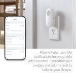 Arlo 2K Video Doorbell with Chime and Smart Features