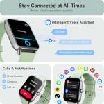 Gydom Smart Watch with Alexa and Fitness Tracking