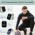Gydom Smart Watch with Alexa and Fitness Tracking