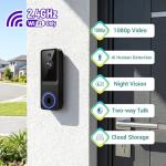 ByteSpin 1080P AI Video Doorbell with Two-Way Talk
