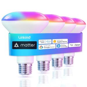 Linkind Smart Color Changing LED Light Bulbs 4-Pack
