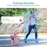 SnapGlow Wireless AI Video Doorbell Camera