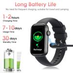 Smart Fitness Tracker Watch with Heart Rate Monitor