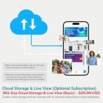 ByteSpin 1080P AI Video Doorbell with Two-Way Talk