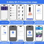 SnapGlow Wireless AI Video Doorbell Camera