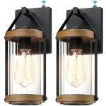 LONEDRUID Outdoor Wall Light with Photocell Sensor