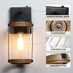 LONEDRUID Outdoor Wall Light with Photocell Sensor