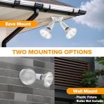 LUTEC Outdoor Waterproof Twin Par Holder Lights