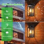 BesLowe Waterproof Outdoor Wall Lantern Light