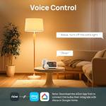 Linkind Alexa & Google Home Smart Light Bulbs 4Pack