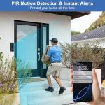 Wireless 2K HD Smart Doorbell Camera with Chime