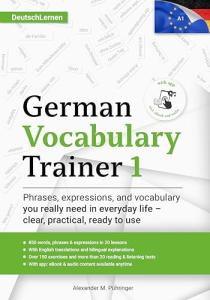 German Vocabulary Trainer: 850 Words & Exercises