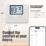 Heagstat WiFi Thermostat with Remote Control