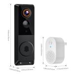 ModeJump 1080P Wireless Smart Doorbell Camera