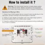 Heagstat WiFi Thermostat with Remote Control