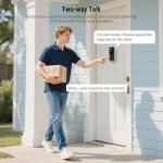 ModeJump 1080P Wireless Smart Doorbell Camera