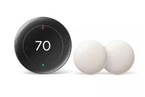 Google Nest Learning Thermostat with Temperature Sensors
