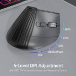 NYIEFADA Wireless Ergonomic Vertical Mouse with RGB
