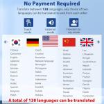 Souljoy Real-Time Language Translator Earbuds, 150 Languages