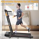 HiFast Foldable Walking Pad Treadmill with Desk