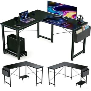 Sagenest L Shaped Reversible Computer Desk 50 Inch