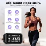Clip-On 3D Pedometer: Accurate Step & Calorie Tracker