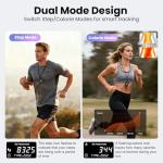 Clip-On 3D Pedometer: Accurate Step & Calorie Tracker
