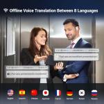 Wooask AI Translator Earbuds with 144 Languages
