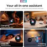 BNARQP ZNP AI Digital Badge Bluetooth Translator