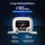 Real-Time AI Language Translation Earbuds, 144 Languages