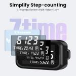 Clip-On 3D Pedometer: Accurate Step & Calorie Tracker
