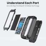 Clip-On 3D Pedometer: Accurate Step & Calorie Tracker