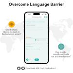 Real-time Language Translation Earbuds with Bluetooth