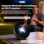 BNARQP ZNP AI Digital Badge Bluetooth Translator