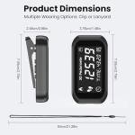 Clip-On 3D Pedometer: Accurate Step & Calorie Tracker