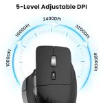 CITLLA Ergonomic Wireless Bluetooth Mouse for Multiple Devices
