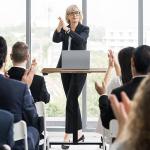 DUMOS Portable Adjustable Height Laptop Desk on Wheels