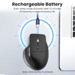 CITLLA Ergonomic Wireless Bluetooth Mouse for Multiple Devices