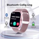 Jooeniok 1.83" Fitness Tracker with Bluetooth and Voice Assistant