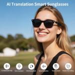 AI Translation Glasses with Noise Reduction & UV Protection