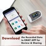 EMAY Sleep Oxygen Monitor with Recording Feature